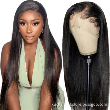 Wholesale Brazilian Hair 13x6 Transparent Lace Wig,Virgin Cuticle Aligned Human Hair Lace Front Wig,Lace Wig For Black Women
